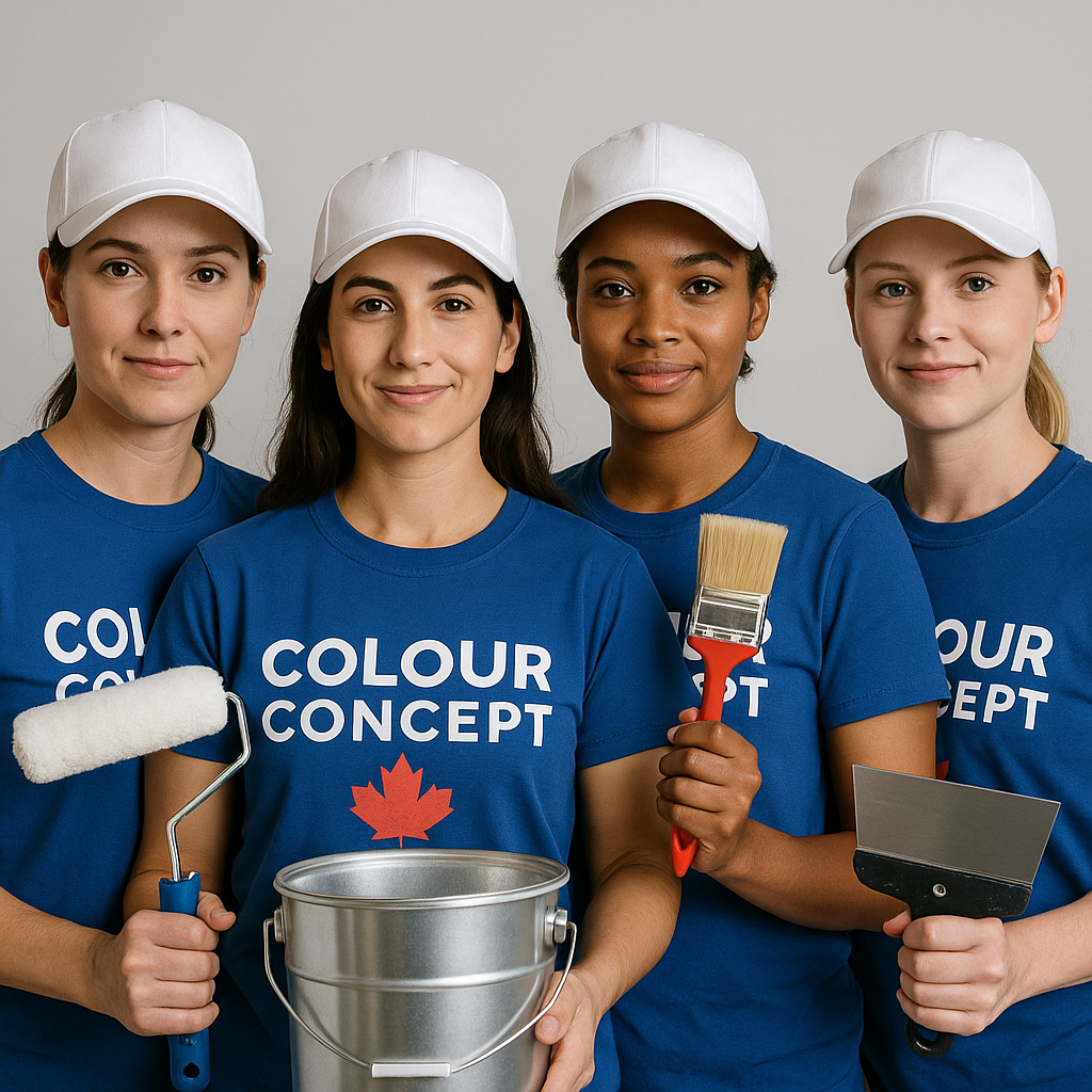 Colour Concept painting crew at work
