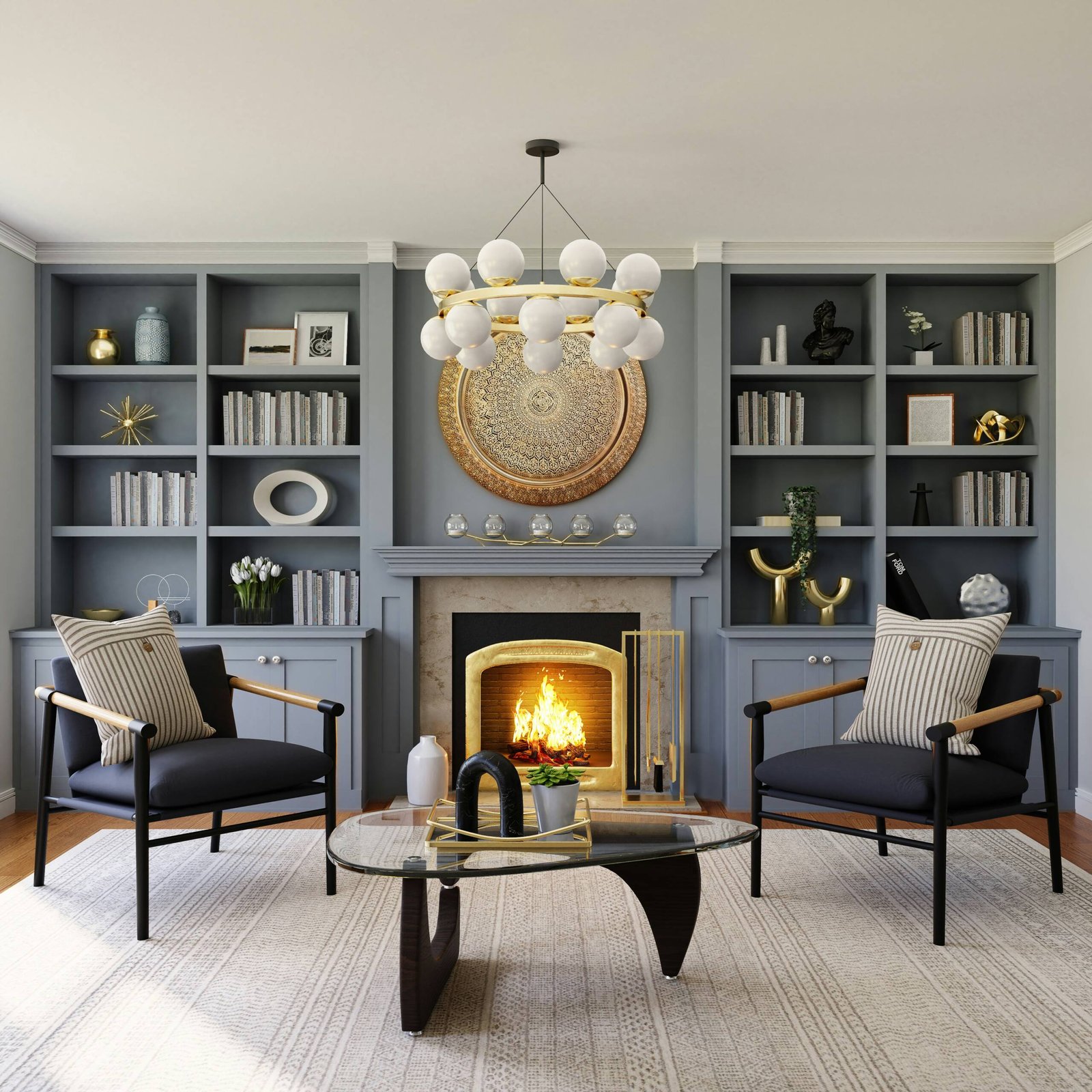 Built-in Shelf Painting: 5 Stunning Design Ideas for a Sophisticated Space