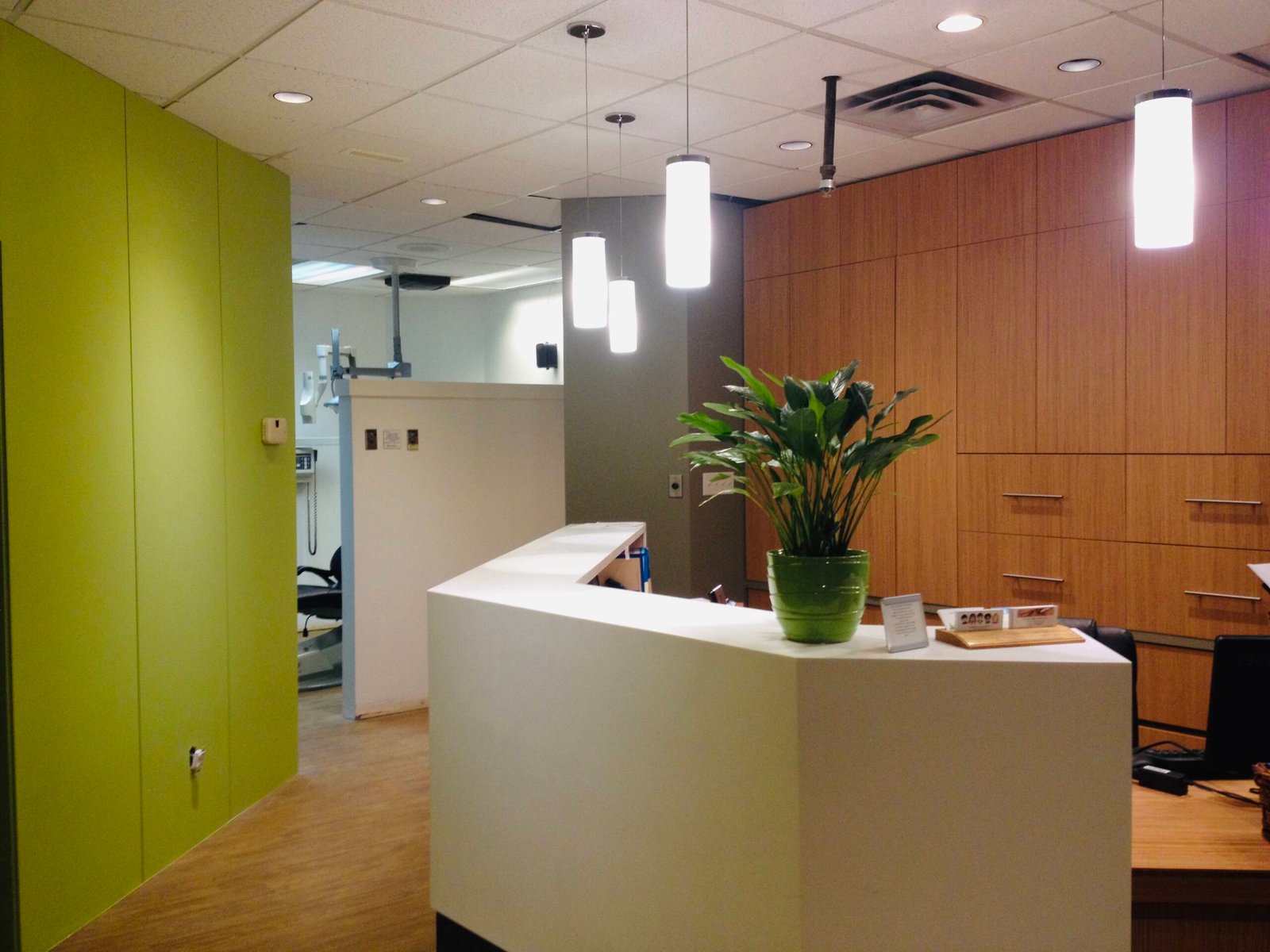 Commercial office interior painting project