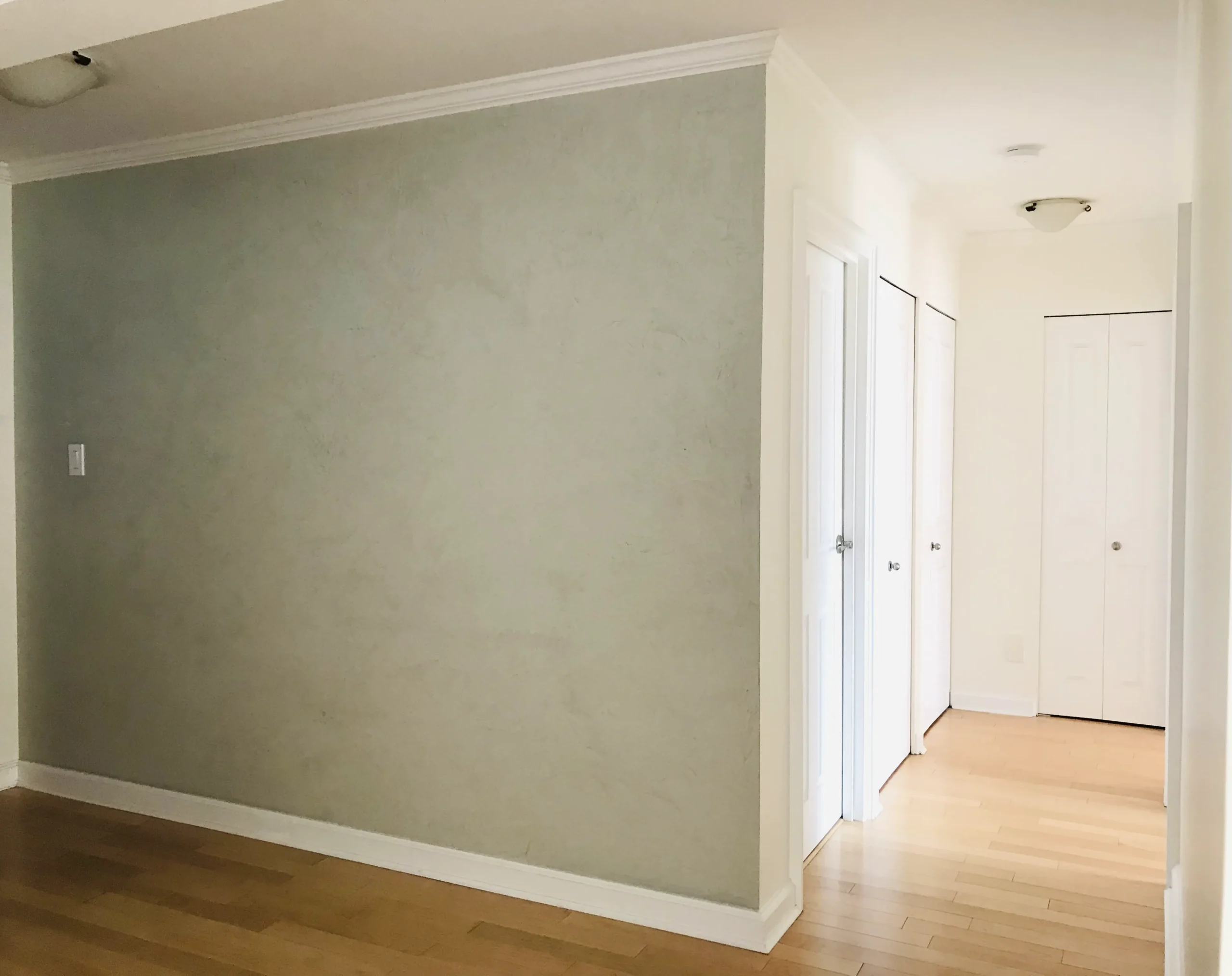 Completed residential interior painting project by Colour Concept