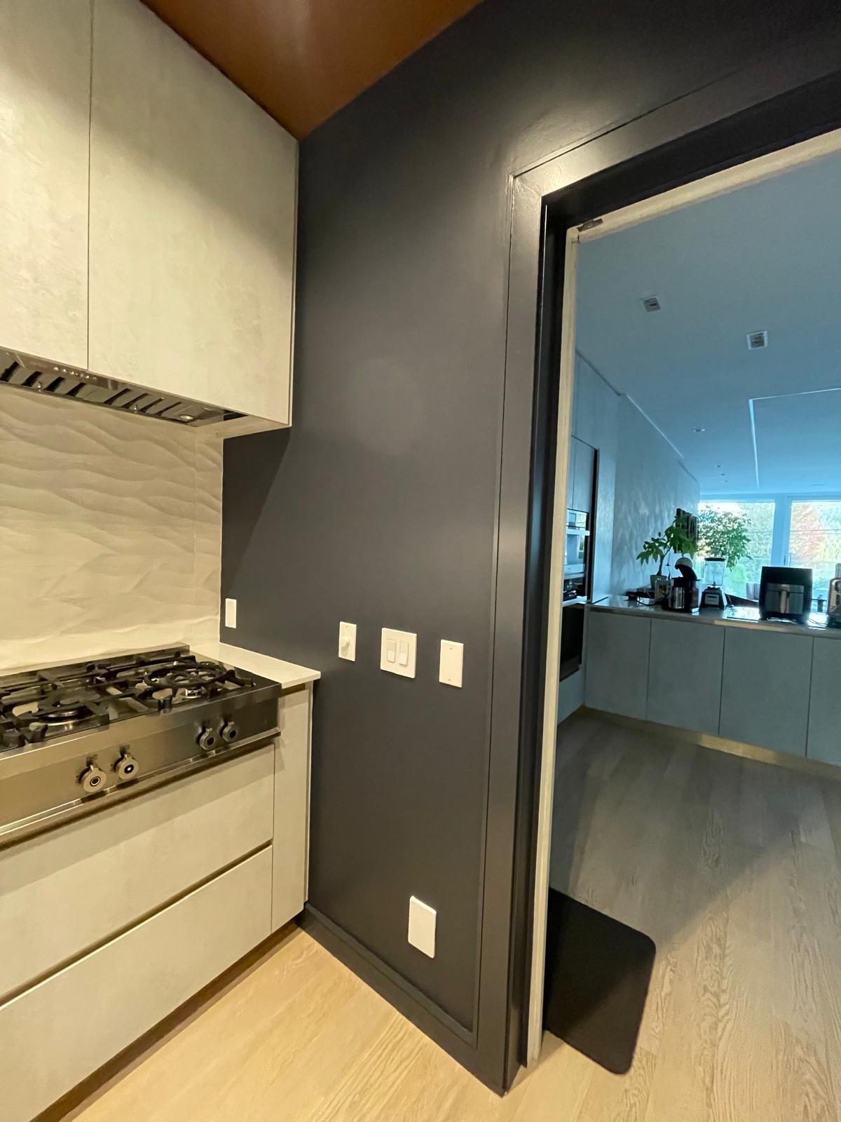 Completed kitchen painting project by Colour Concept